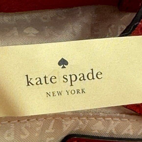 Kate Spade Red Python Elsie Exotic Street Meriwether Tote Bag - Picture 10 of 11